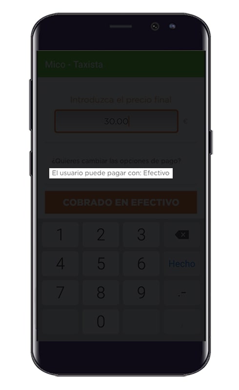 Pantalla de Pago